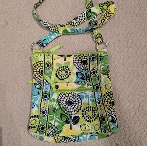 Vera Bradley Lime's Up Classic Hipster Crossbody Green Yellow Turquoise